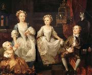 William Hogarth The Graham Children oil painting artist